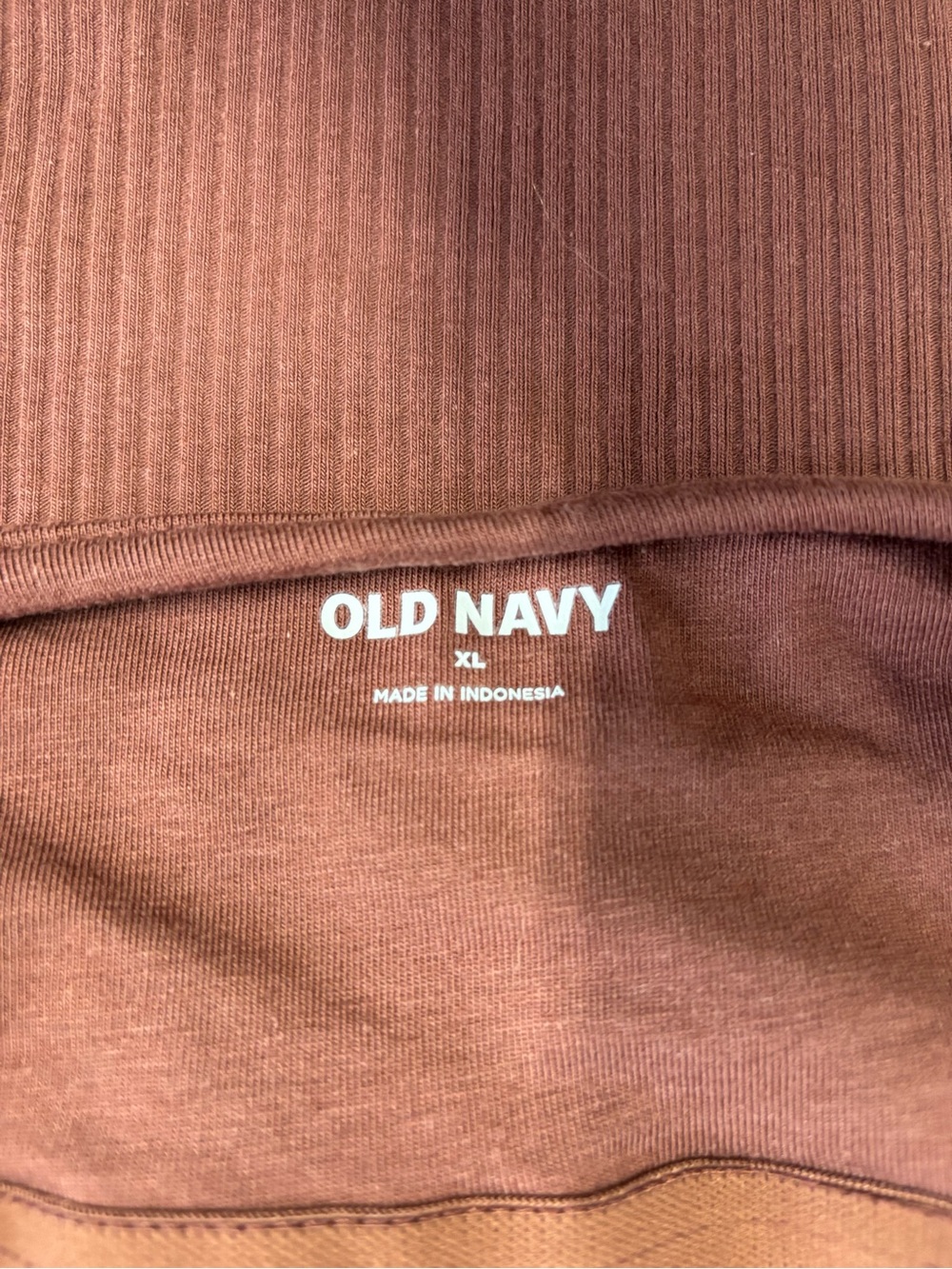 Old Navy Ribbed Halter Tank Top - Rust - Picture 3 of 3